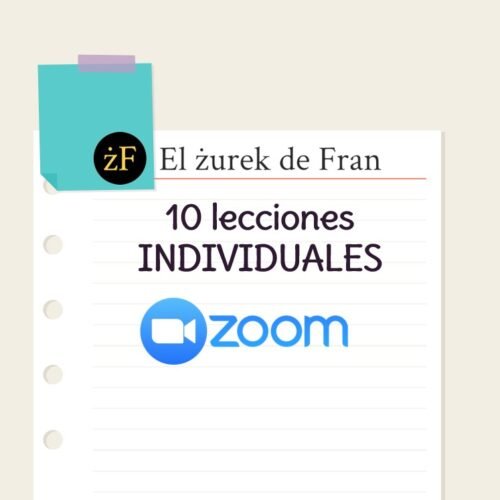Pack 10 lecciones INDIVIDUALES