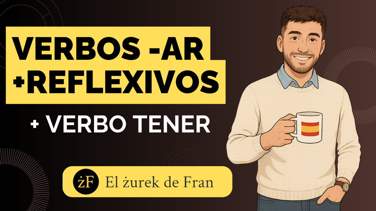 Verbos -AR + verbos REFLEXIVOS + verbo TENER